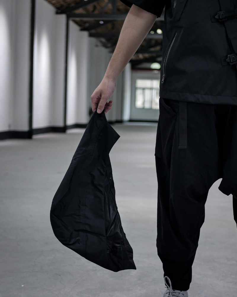 Cyberpunk Functional Waterproof Detachable Sleeves Jacket