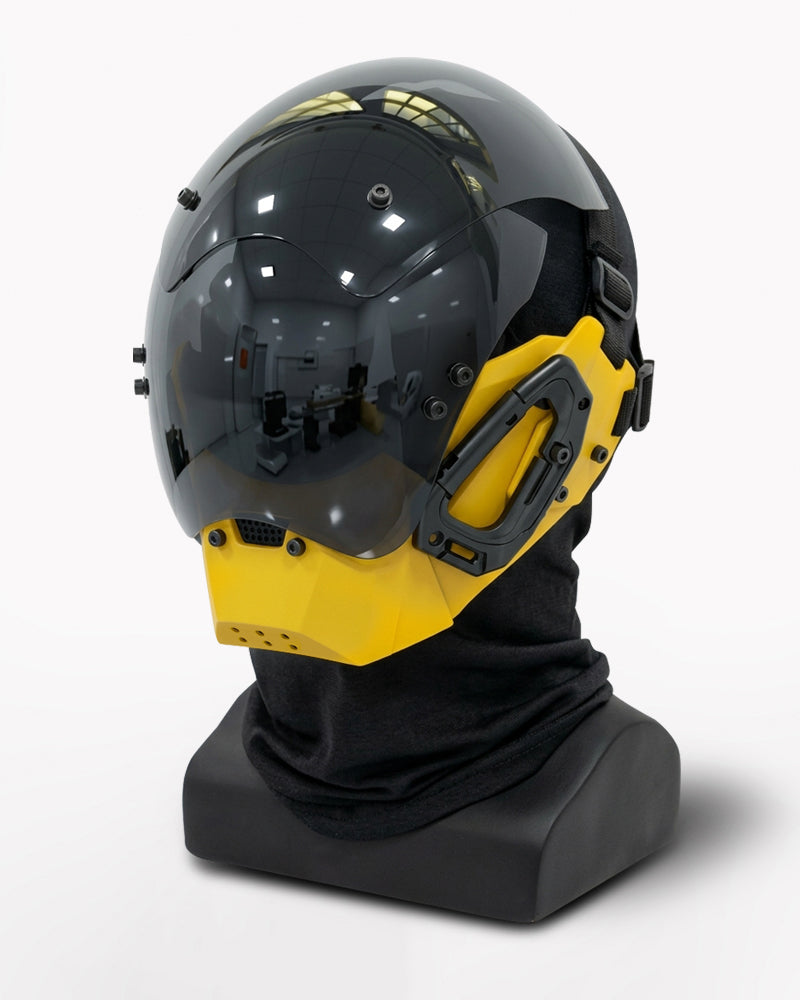 Cyberpunk Futuristic Mechanical Cosplay Full Face Mask
