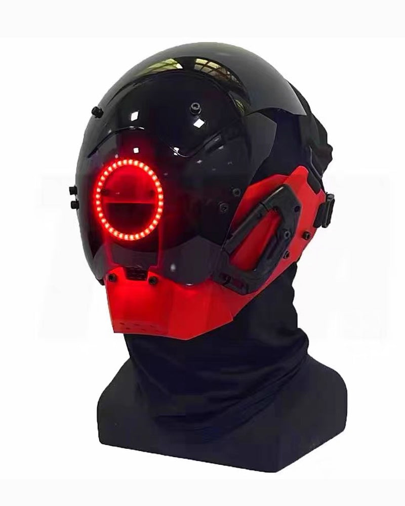 Cyberpunk Futuristic Mechanical Cosplay Full Face Mask