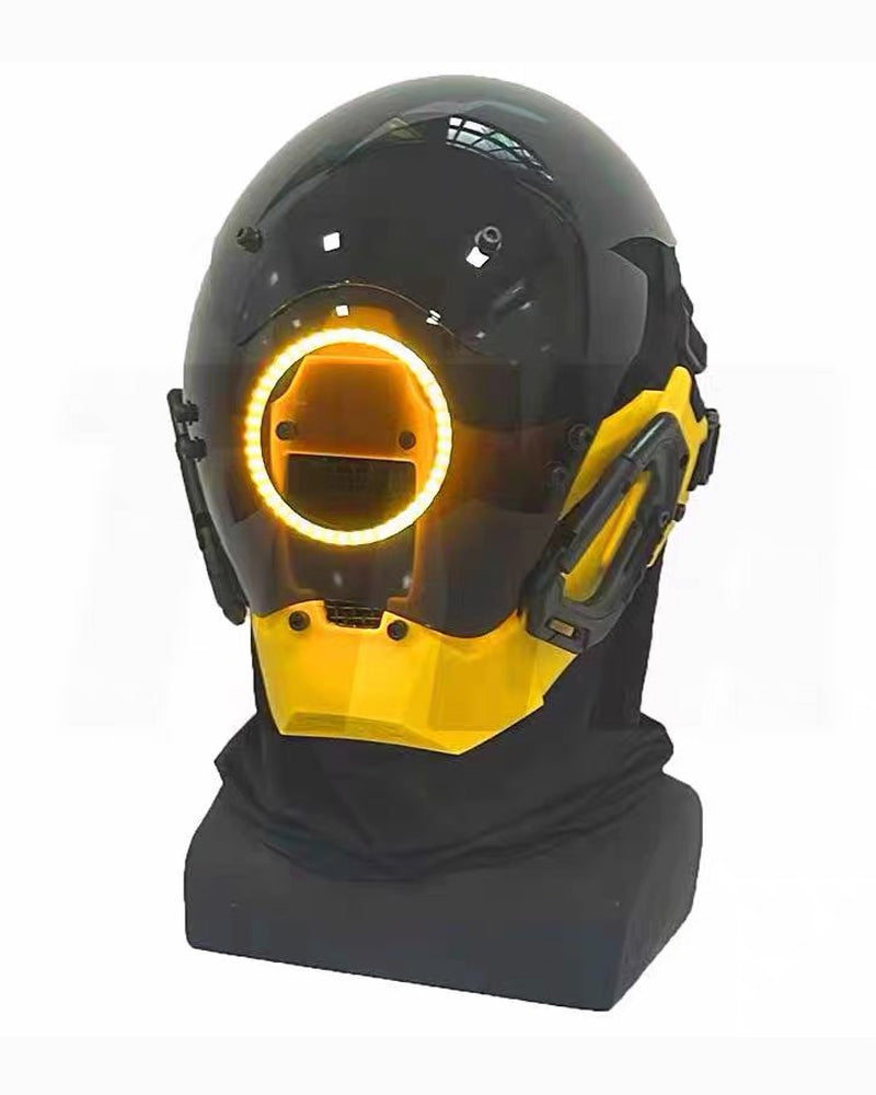 Cyberpunk Futuristic Mechanical Cosplay Full Face Mask