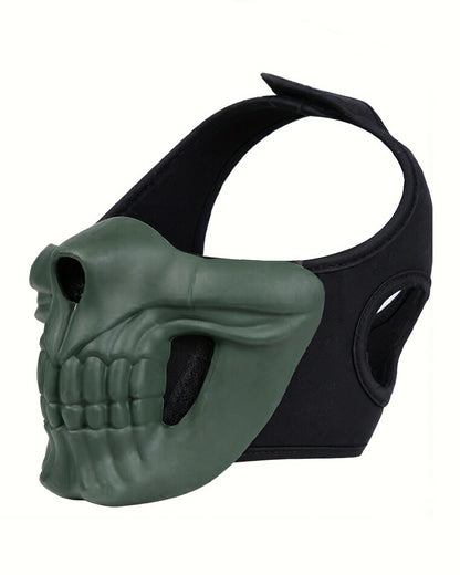 Cyberpunk Skull Futuristic Cosplay Face Mask