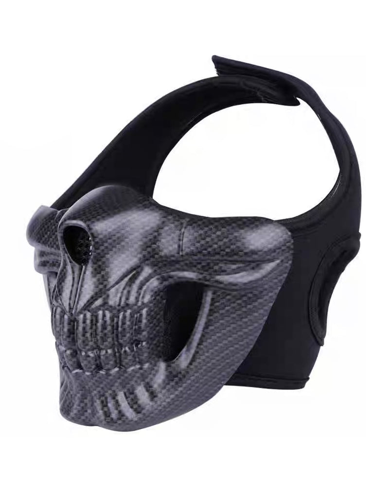 Cyberpunk Skull Futuristic Cosplay Face Mask