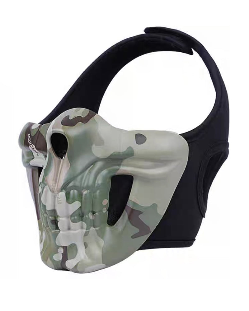 Cyberpunk Skull Futuristic Cosplay Face Mask