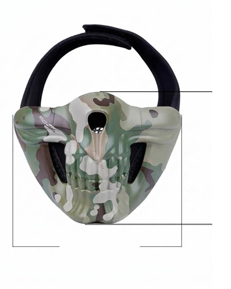 Cyberpunk Skull Futuristic Cosplay Face Mask