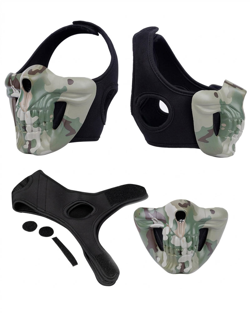 Cyberpunk Skull Futuristic Cosplay Face Mask