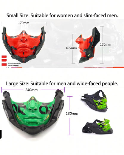 Cyberpunk Cosplay Half Face Mask