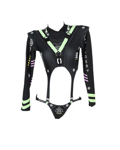 Cyberpunk Cut-out Bodysuit