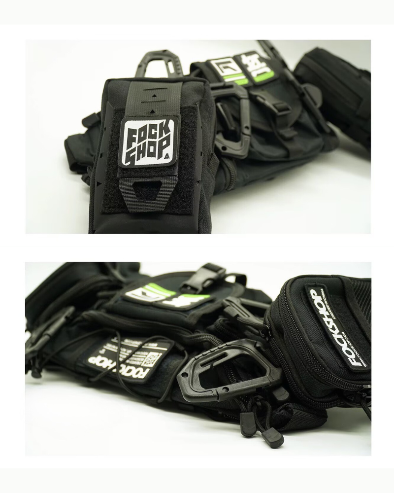 Cyberpunk Futuristic Sling Chest Bag