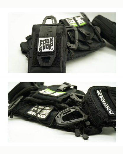 Cyberpunk Futuristic Sling Chest Bag