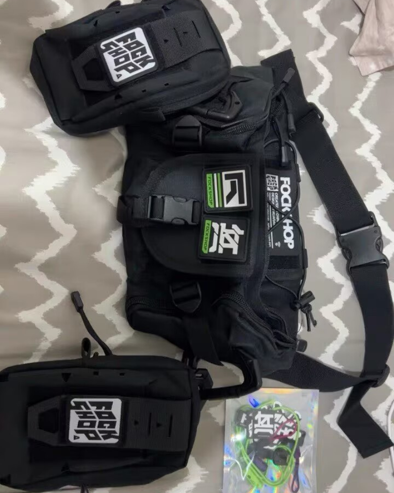 Cyberpunk Futuristic Sling Chest Bag