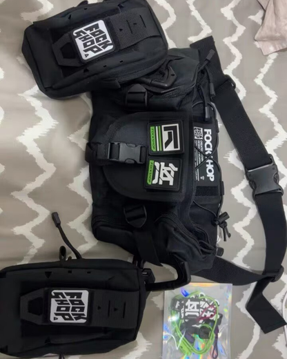 Cyberpunk Futuristic Sling Chest Bag