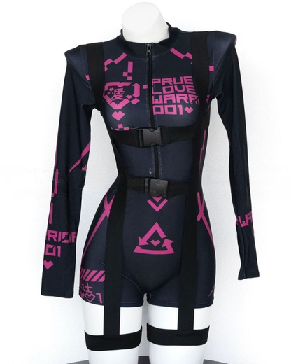 Cyberpunk Mech Cosplay Bodysuit