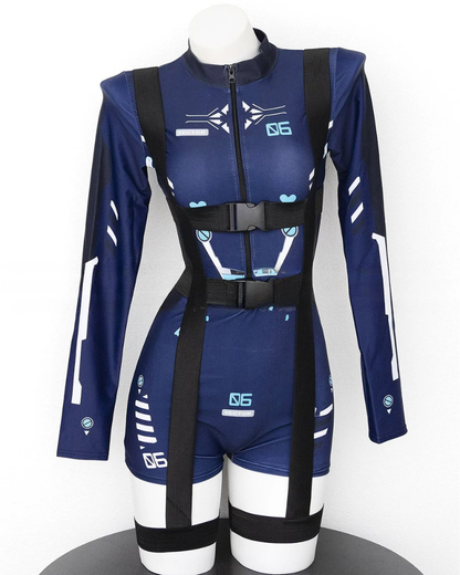Cyberpunk Mech Cosplay Bodysuit