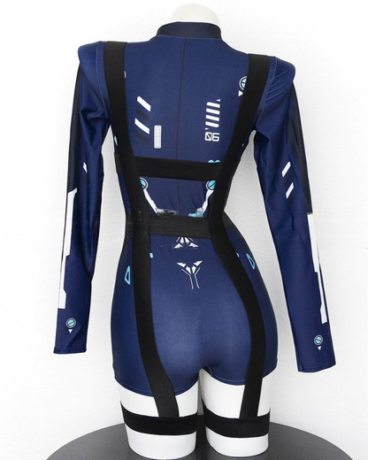 Cyberpunk Mech Cosplay Bodysuit