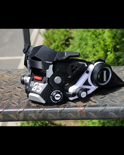 Cyberpunk Mesh Half Face Mask
