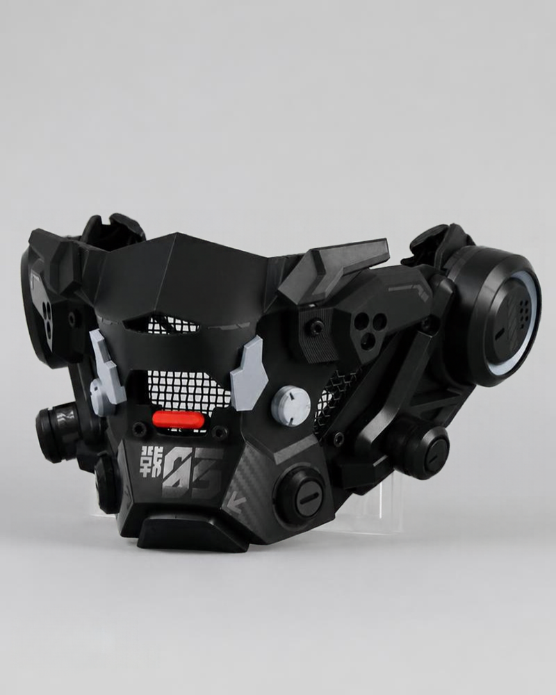 Cyberpunk Mesh Half Face Mask