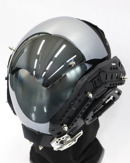 Cyberpunk Party Rivet Helmet Mask