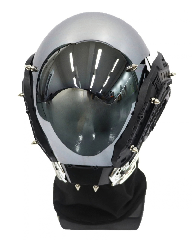 Cyberpunk Party Rivet Helmet Mask