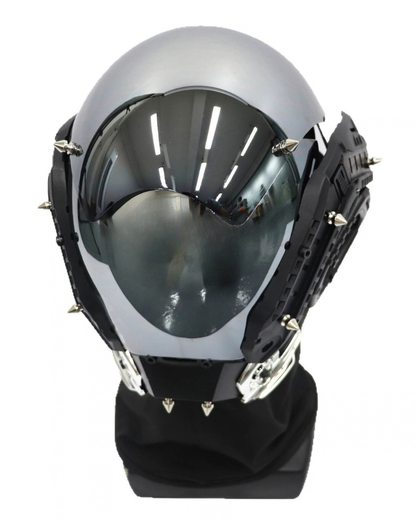Cyberpunk Party Rivet Helmet Mask