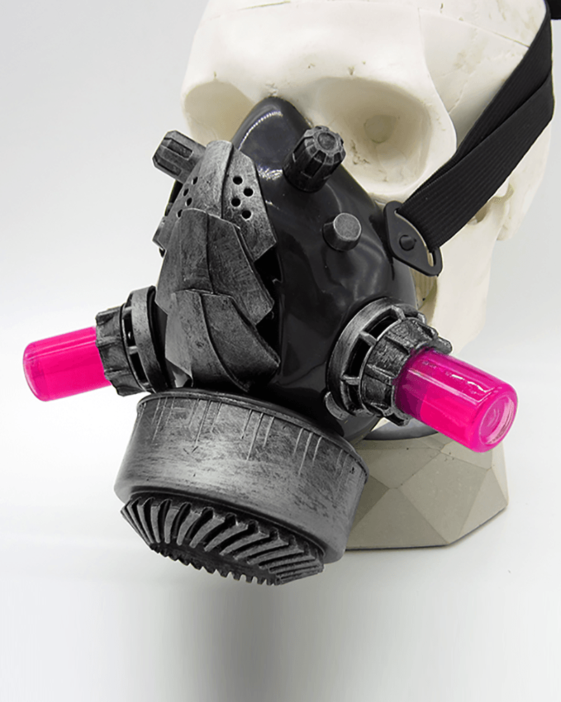 Cyberpunk Steampunk Glow Goggles And Mask (Sold Separately)
