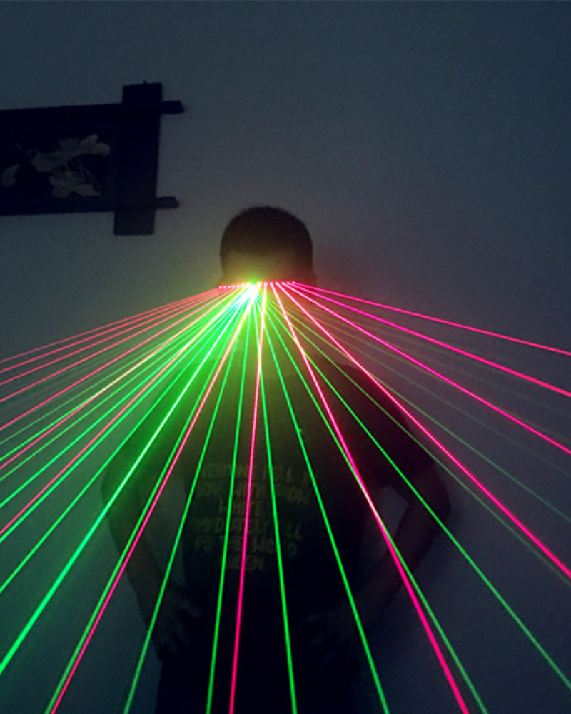 Lazer Raver DJ Performance LED Rave Laser Glasses β Techwear Official