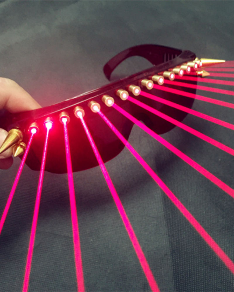 DJ Performance LED Rave Laser Glasses
