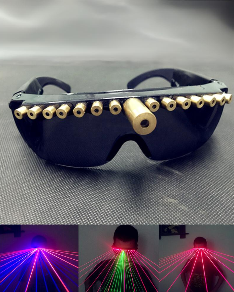 DJ Performance LED Rave Laser Glasses – Techwear Official