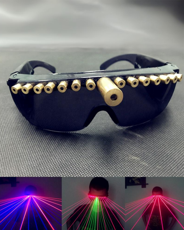 DJ Performance LED Rave Laser Glasses