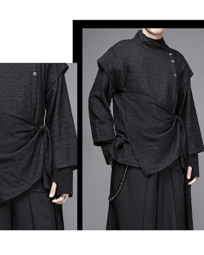 Dark Yamamoto Asymmetrical Robe Shirt