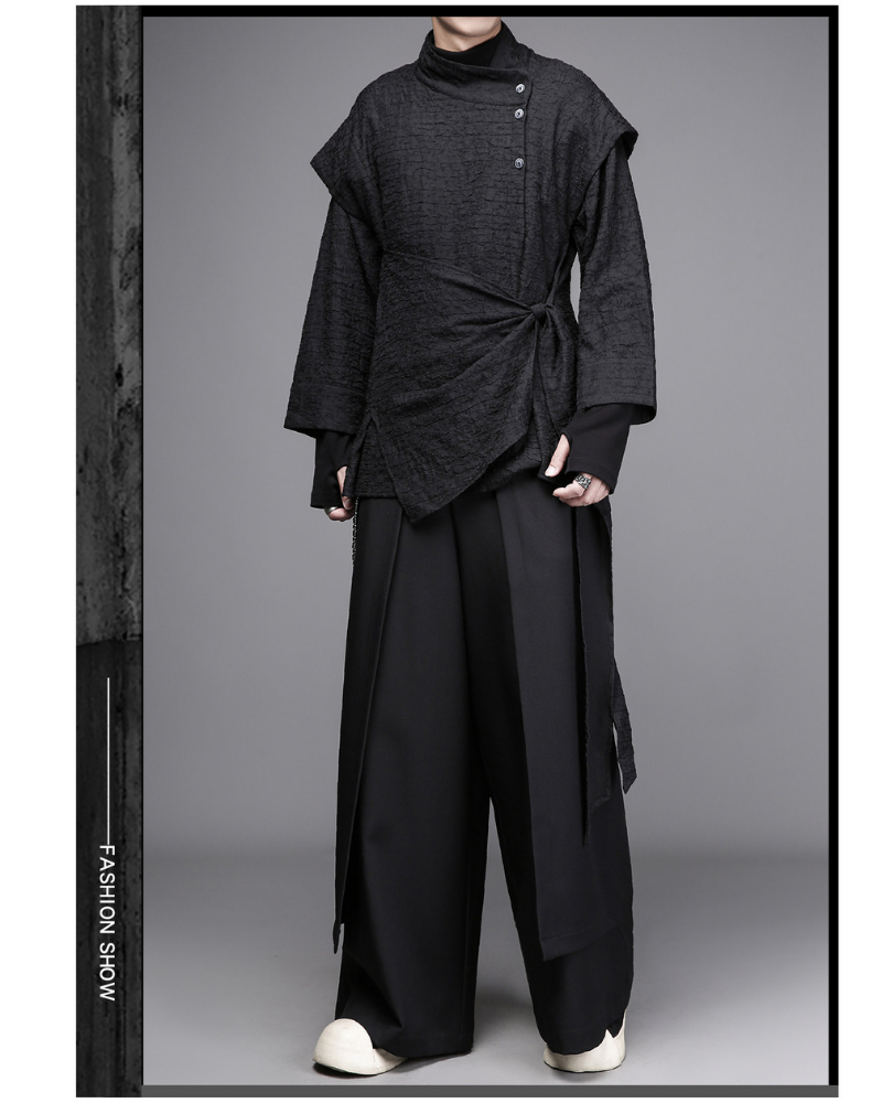 Dark Yamamoto Asymmetrical Robe Shirt