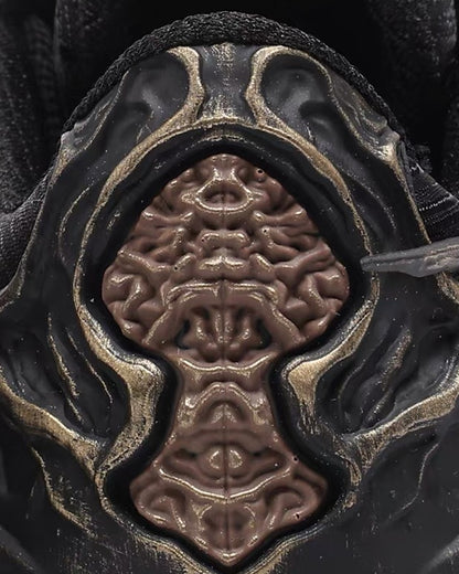 Techwear Armor-Textured Low-Top Sneakers