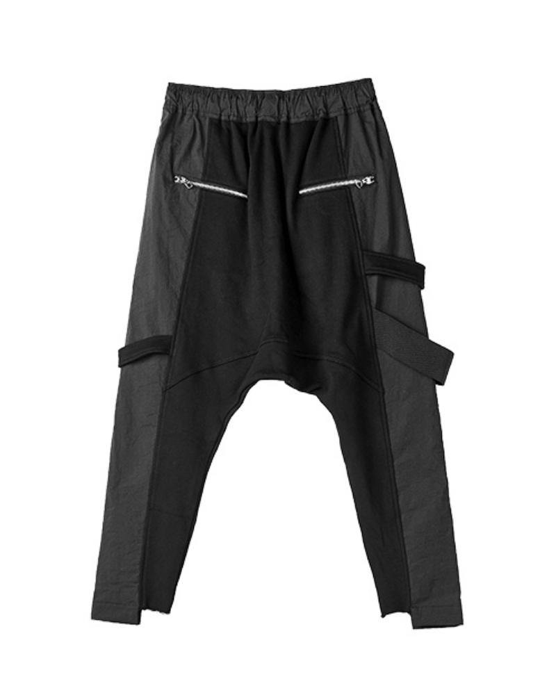 Darkwear Asymmetric Patchwork Cargo Pants