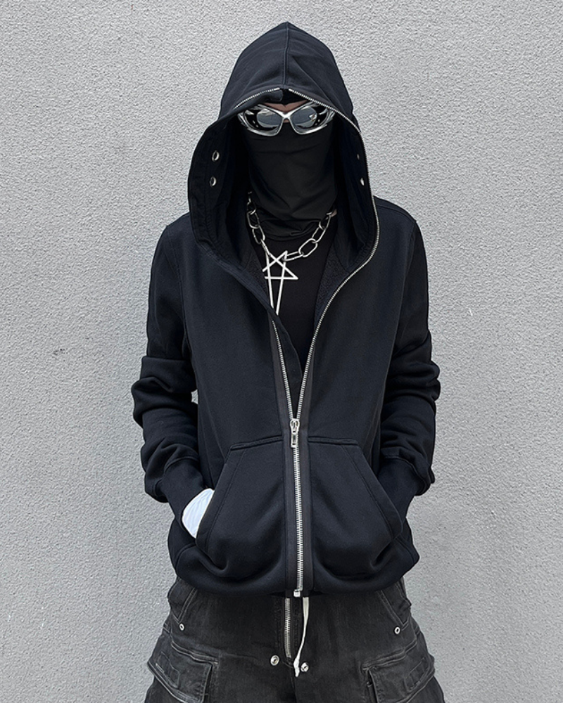 Opium Style Y2K Cut-Out Eye Full Zip Up Hoodie – Techwear Official Opium Style Y2K Cut-Out Eye Full Zip Up Hoodie – Techwear Official