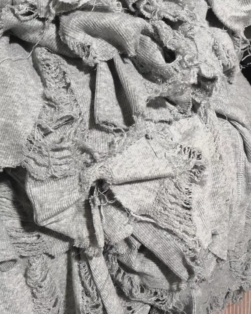 Darkwear Distressed Frayed Hem Base Layer Sleeveless T-Shirt