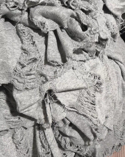 Darkwear Distressed Frayed Hem Base Layer Sleeveless T-Shirt