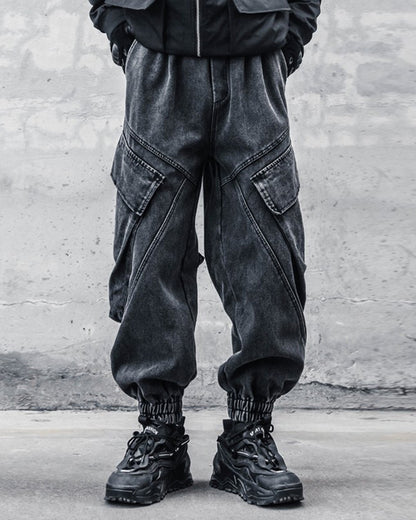 Streetwear Loose Black Denim Y2K Jeans