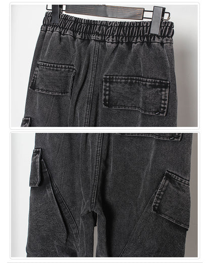 Streetwear Loose Black Denim Y2K Jeans