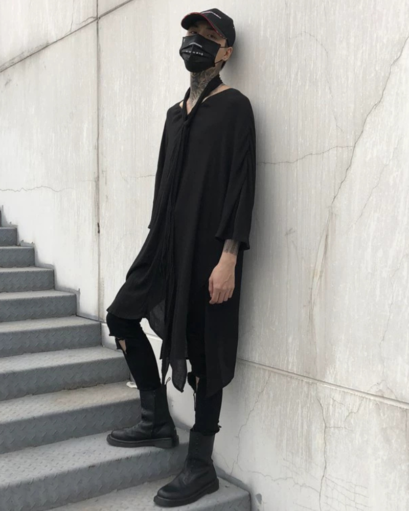 Darkwear Summer Personality Long Light T-Shirt