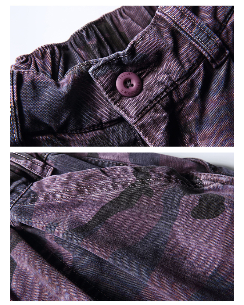 Denim Style Camo Cargo Shorts | Baggy Jorts