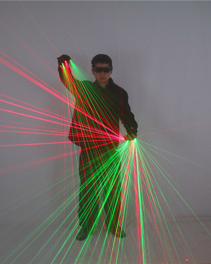 Dramatic Flair Laser Cyberpunk Gloves