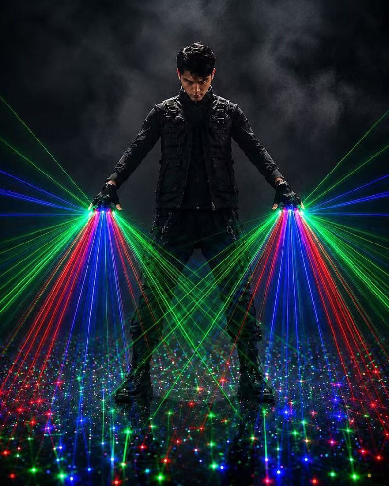 Dramatic Flair Color Laser Gloves