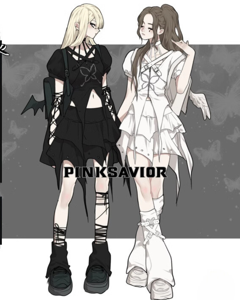 Dream Butterfly Tank Top Skirt Set (Sold Separately)