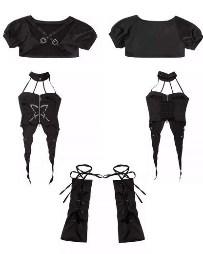 Dream Butterfly Tank Top Skirt Set (Sold Separately)