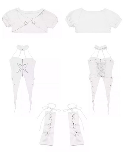 Dream Butterfly Tank Top Skirt Set (Sold Separately)