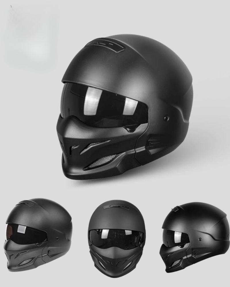 Enjoy The Trip Black Warrior Motorcycle Helmet