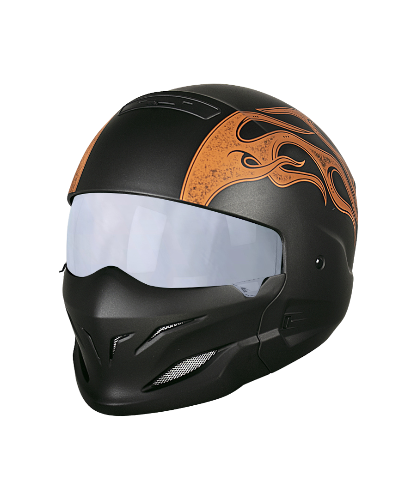 Enjoy The Trip Black Warrior Motorcycle Helmet