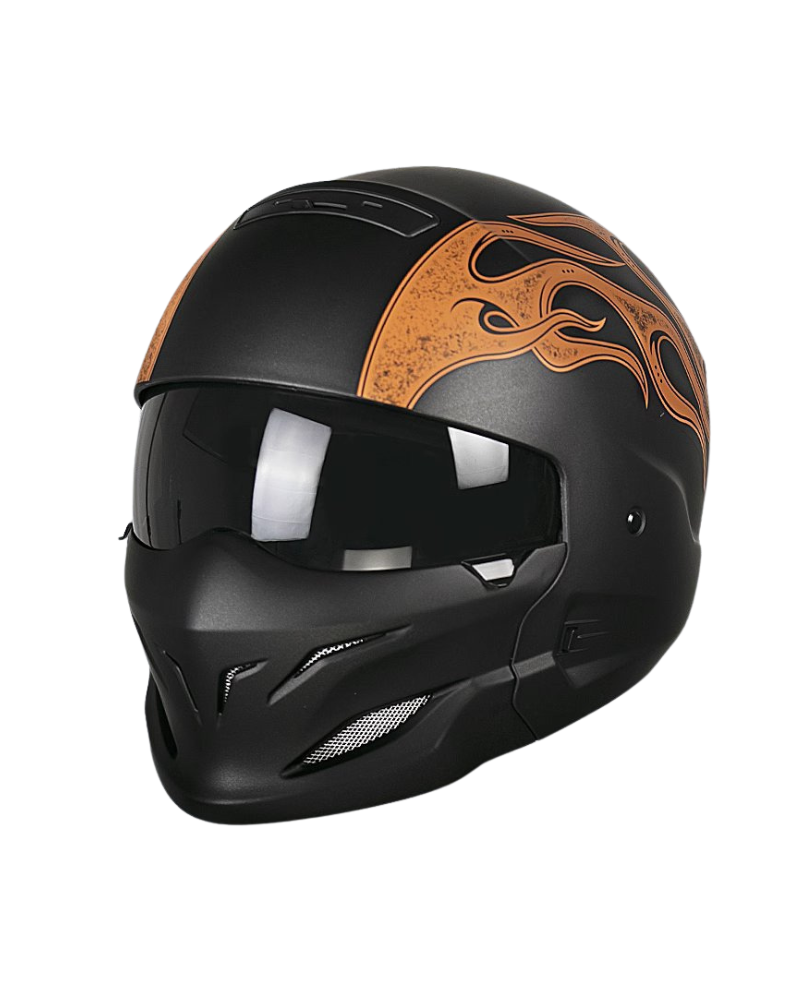 Enjoy The Trip Black Warrior Motorcycle Helmet