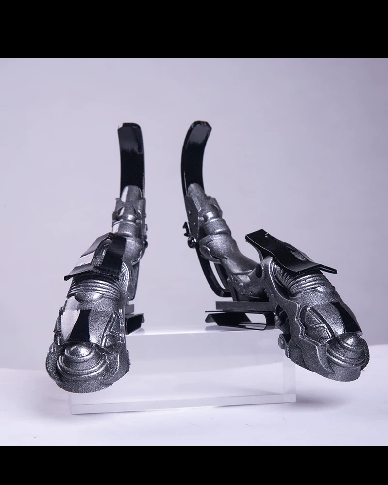 Fallen Angel Futuristic Cosplay Cyberpunk White Headband And Mask (Sold Separately)