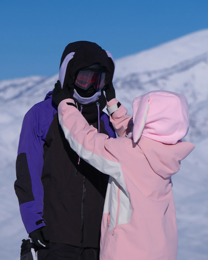 Ski Wear Fleece-Lined Bunny Ear Unisex Balaclava Hood