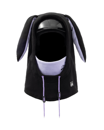 Ski Wear Fleece-Lined Bunny Ear Unisex Balaclava Hood